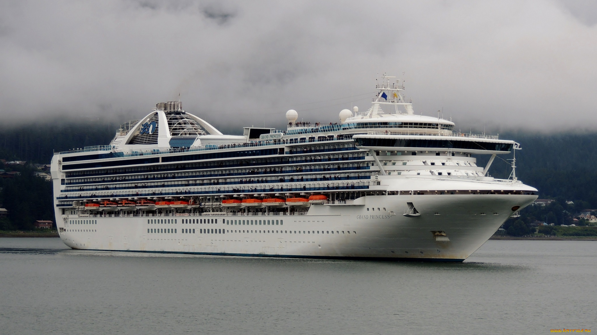grand, princess, корабли, лайнеры, круизный, лайнер