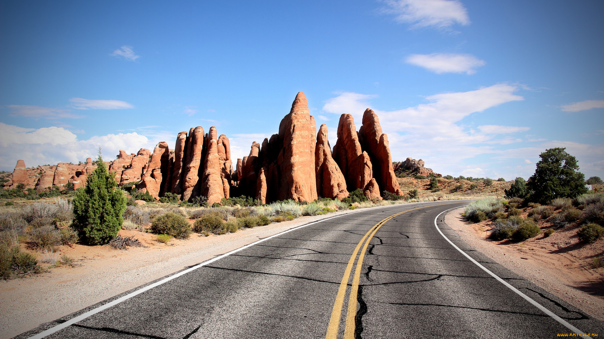 природа, дороги, шоссе