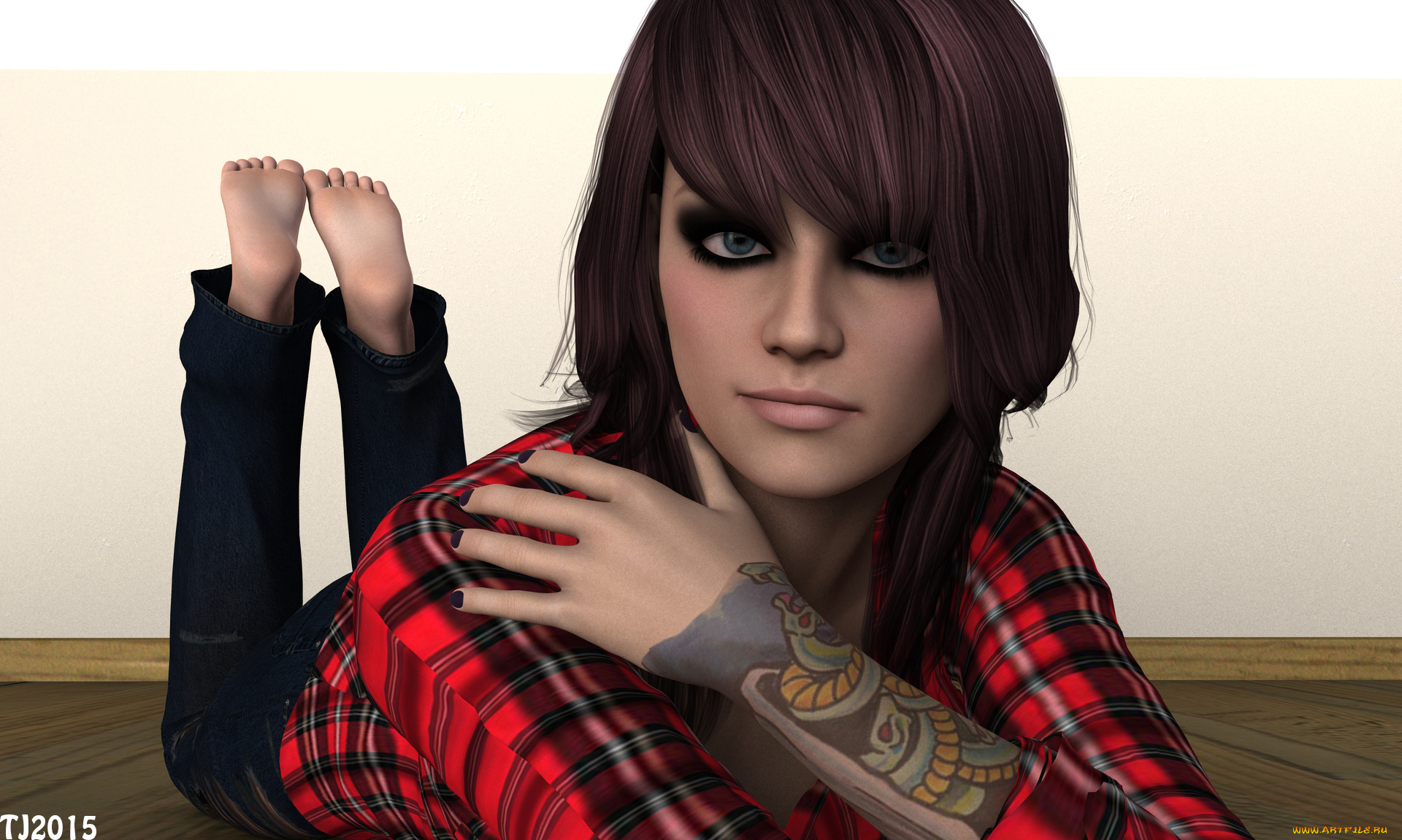 3д, графика, люди, , people, фон, взгляд, девушка