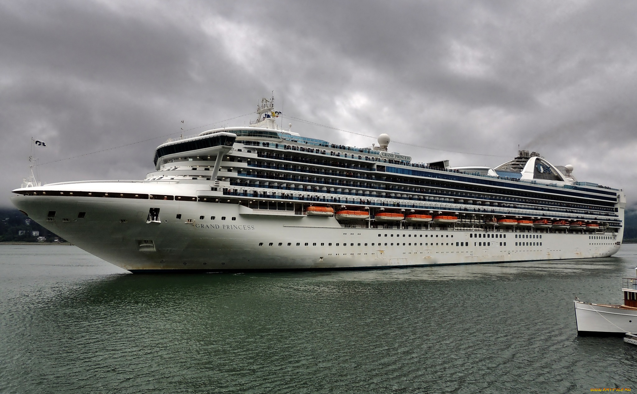 grand, princess, корабли, лайнеры, круизный, лайнер