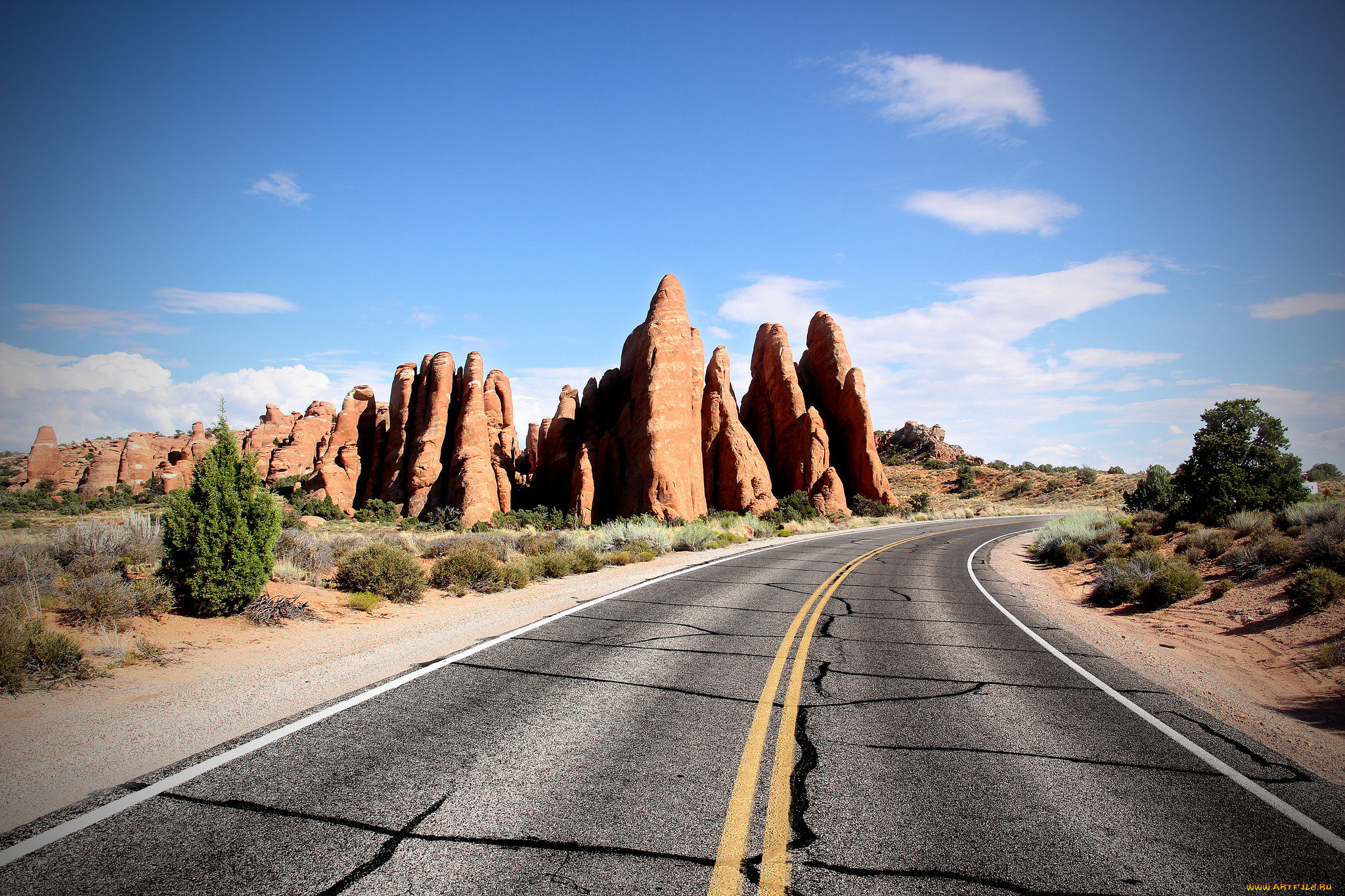 природа, дороги, шоссе