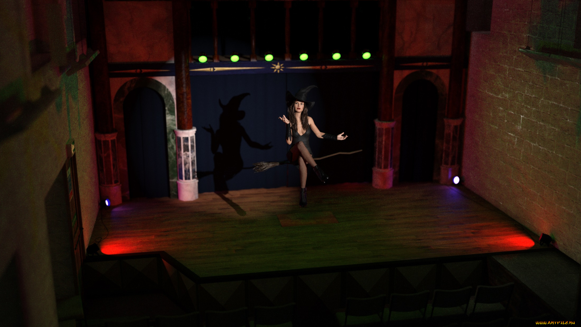 3д, графика, существа, , creatures, девушка, фон, взгляд