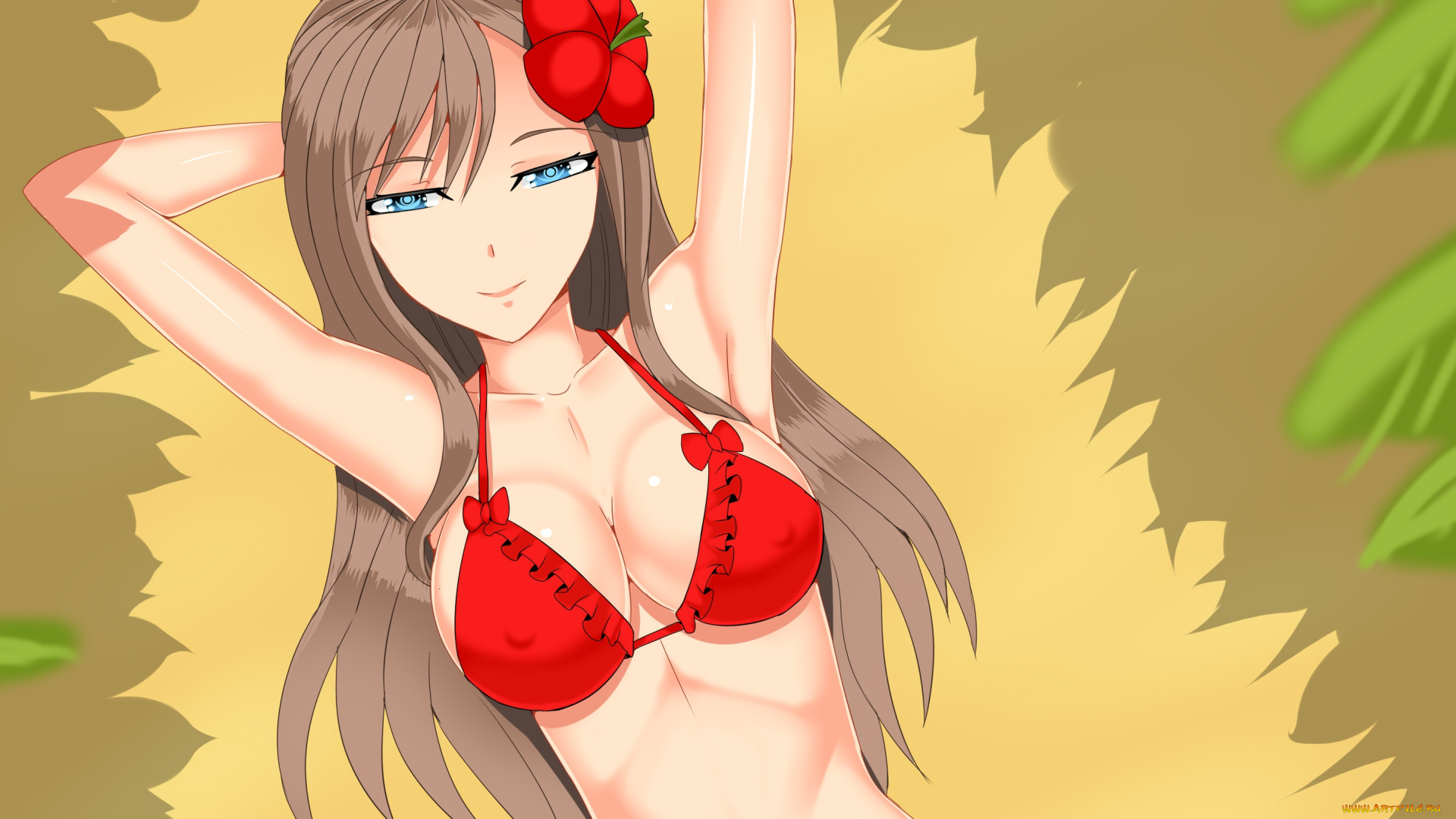 векторная, графика, девушки, , girls, фон, взгляд, девушка