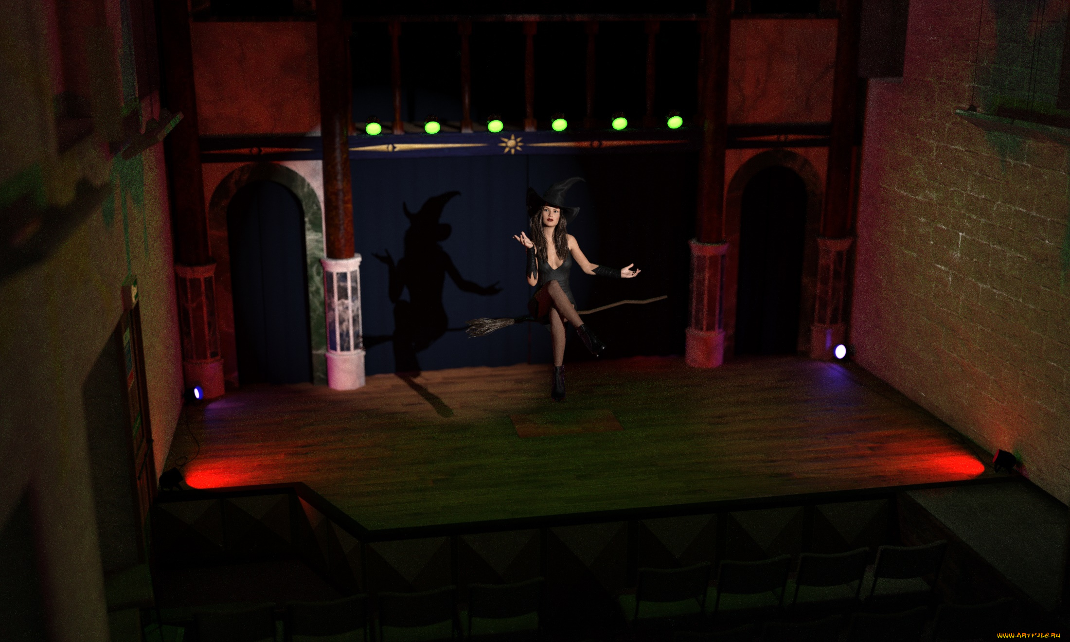 3д, графика, существа, , creatures, девушка, фон, взгляд