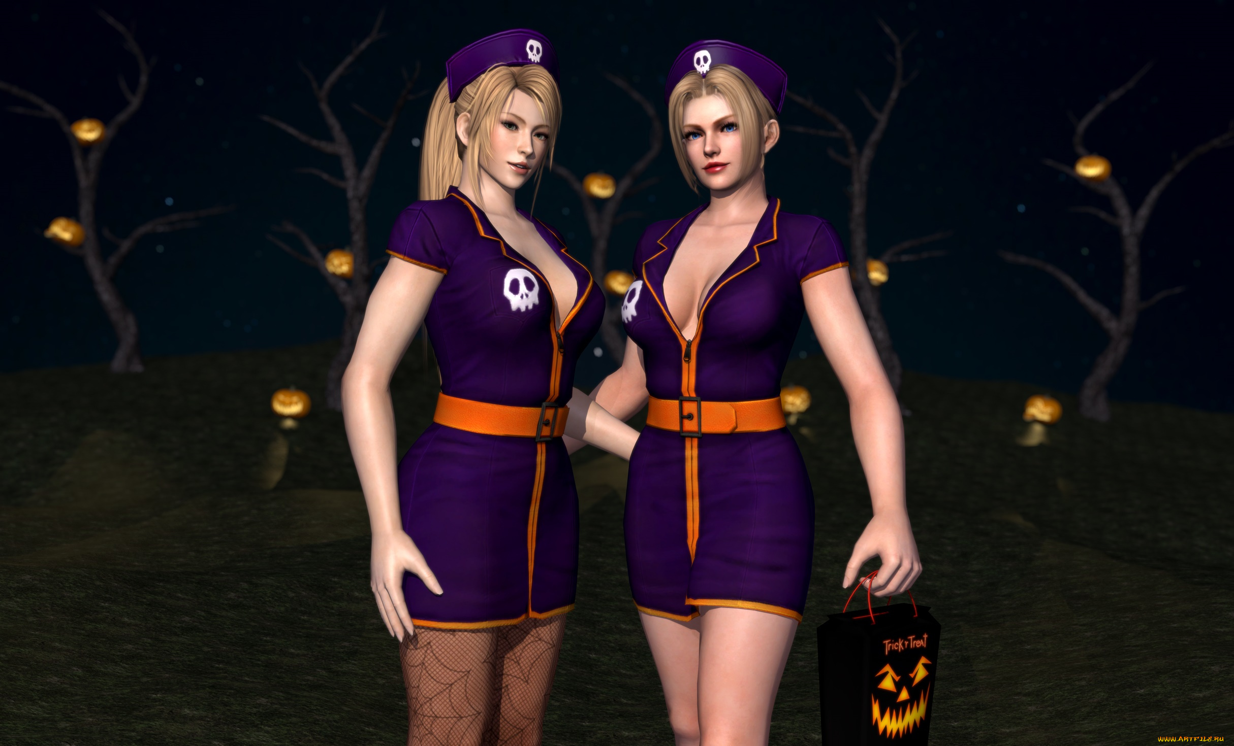 3д, графика, праздники, , holidays, девушки, фон, взгляд