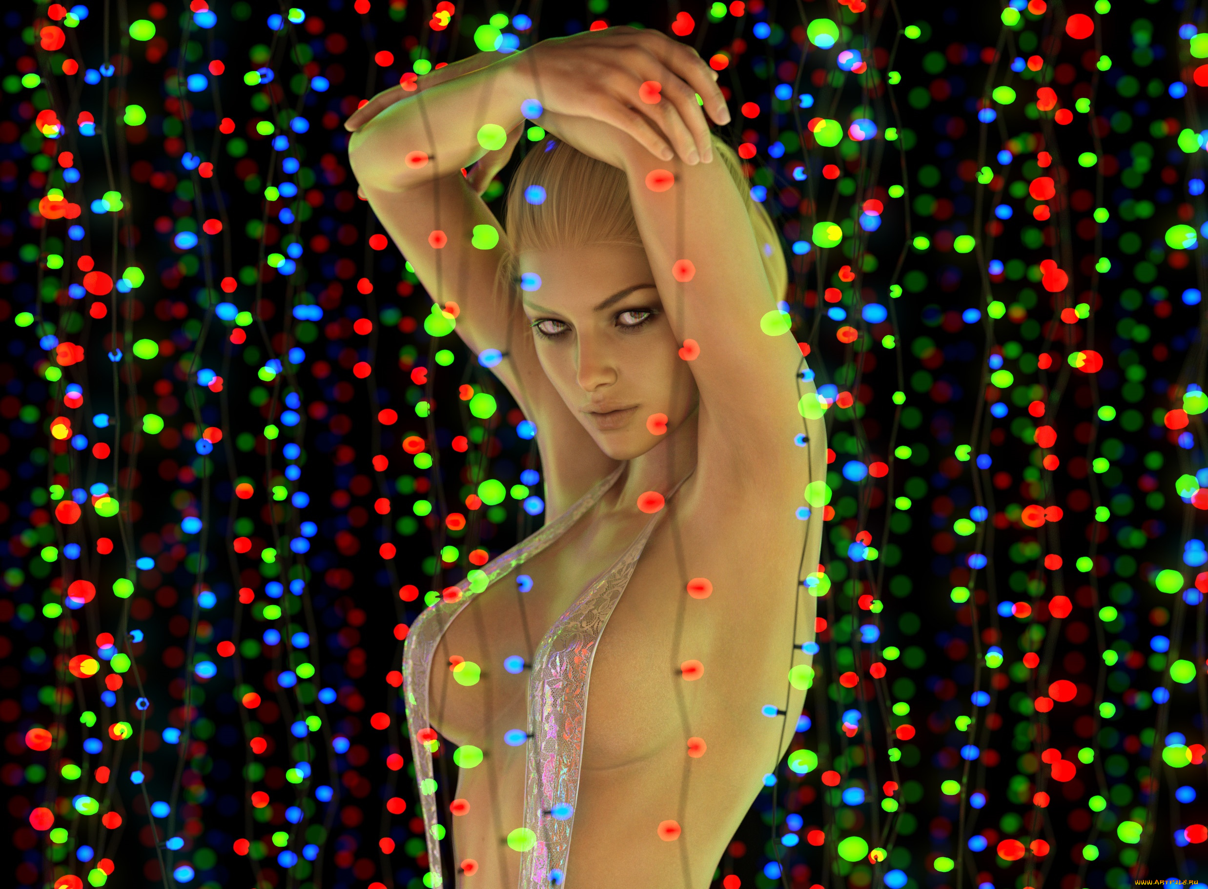 3д, графика, люди, , people, фон, взгляд, девушка