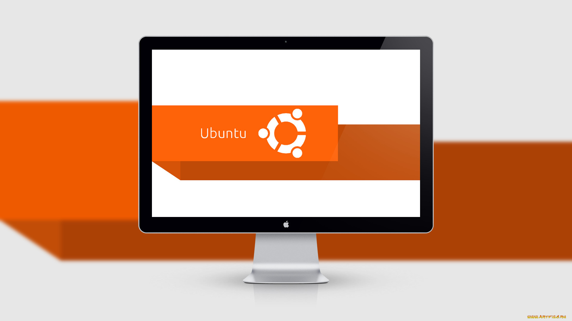 компьютеры, ubuntu, linux, фон, логотип
