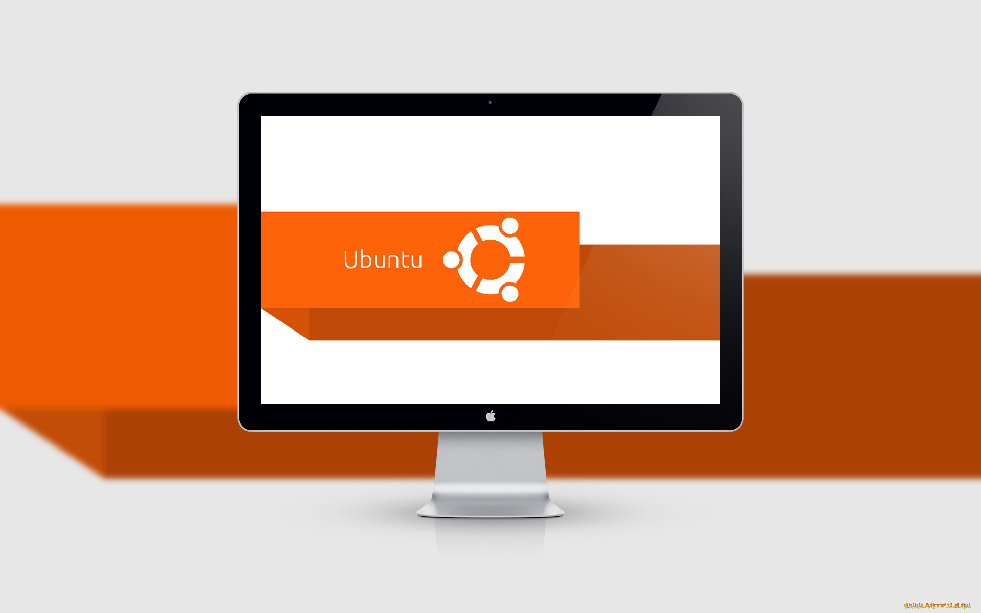 компьютеры, ubuntu, linux, фон, логотип