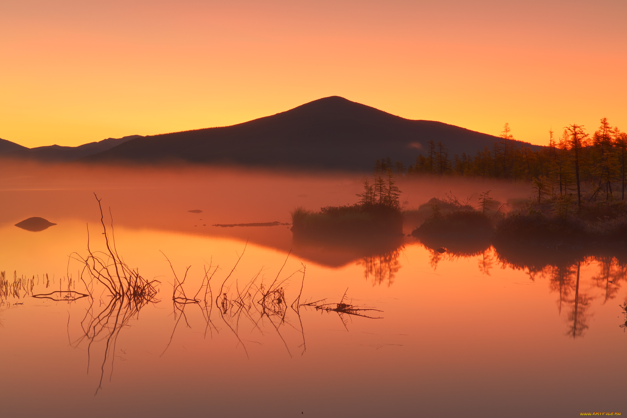 колыма, , озеро, джека, лондона, природа, реки, озера, лес, пейзаж, вода, осень, красота, джек, лондон, озеро