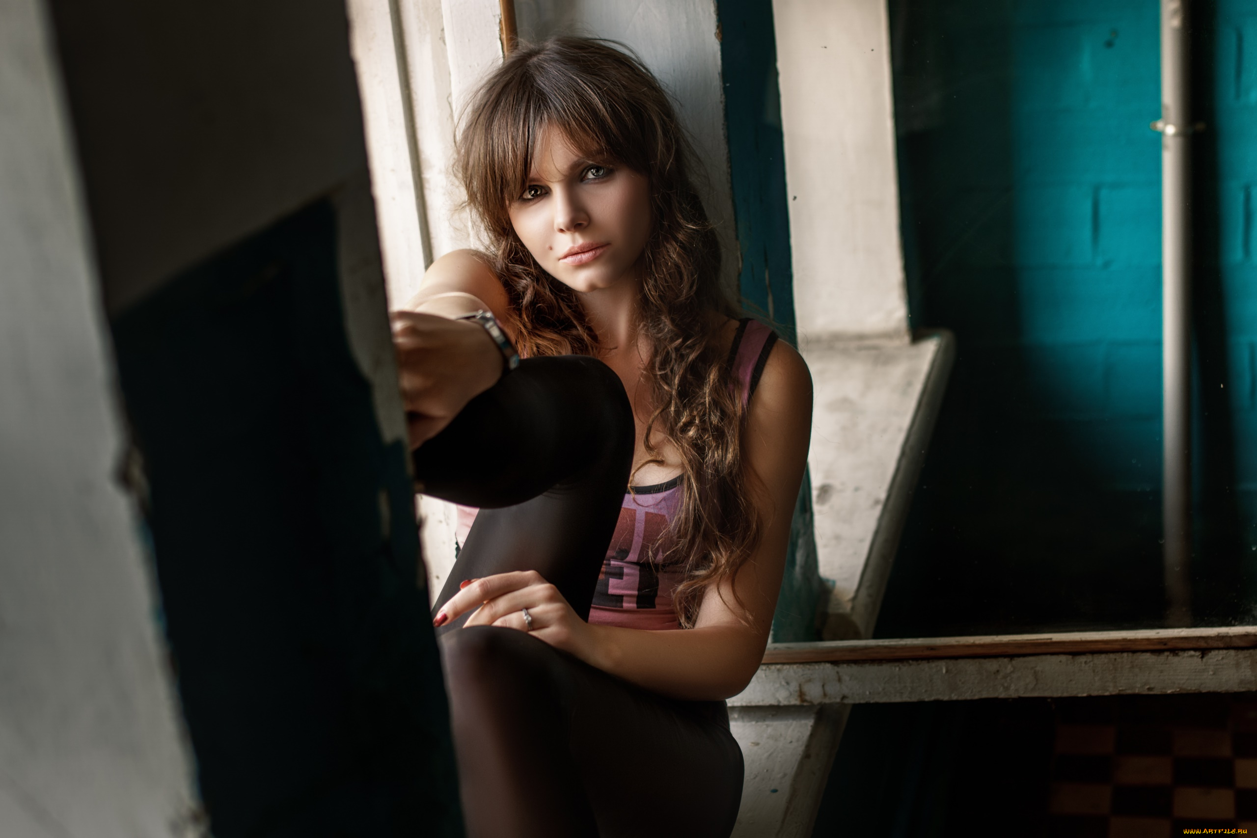 девушка, девушки, -unsort, , брюнетки, темноволосые, модель