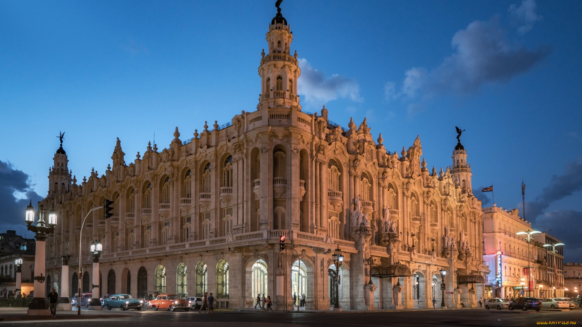 города, гавана, , куба, театр