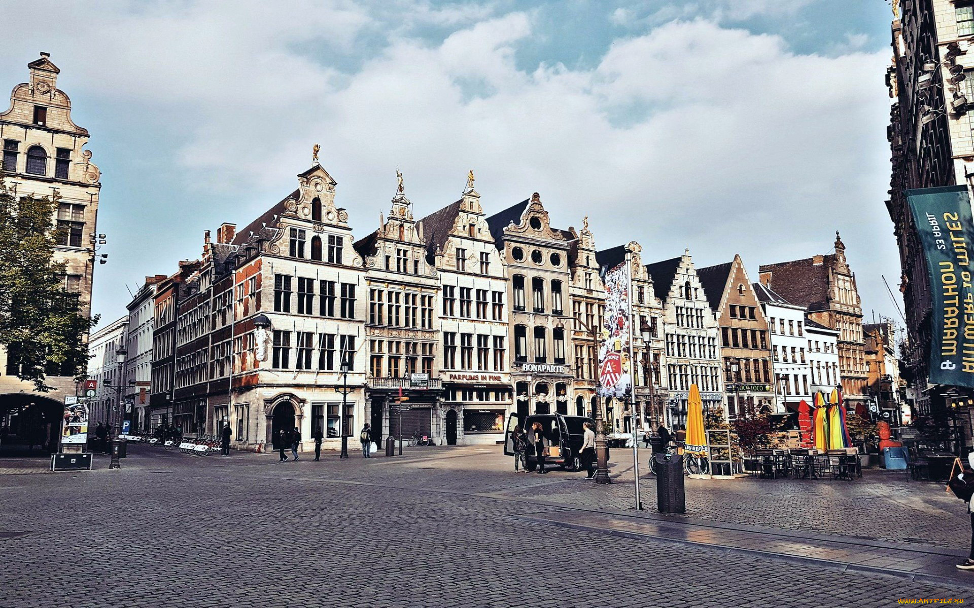 города, антверпен, , бельгия, площадь