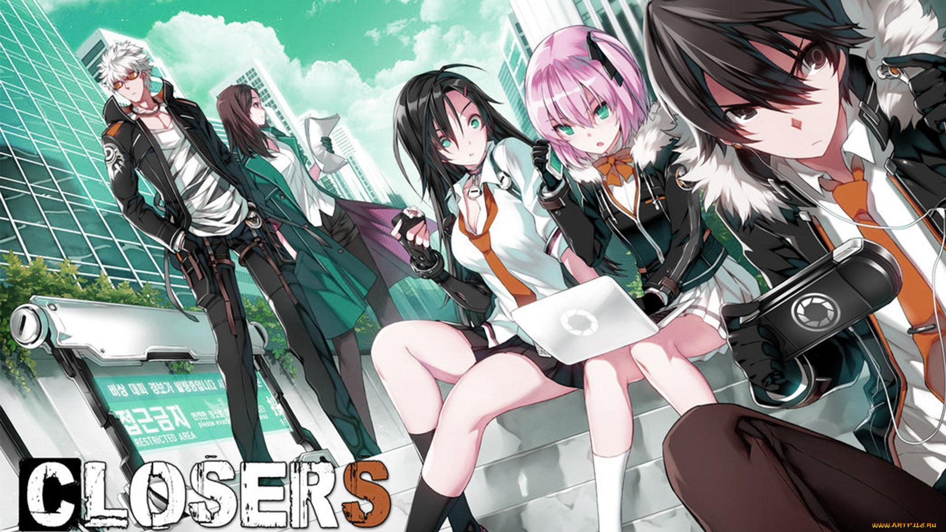 аниме, closers