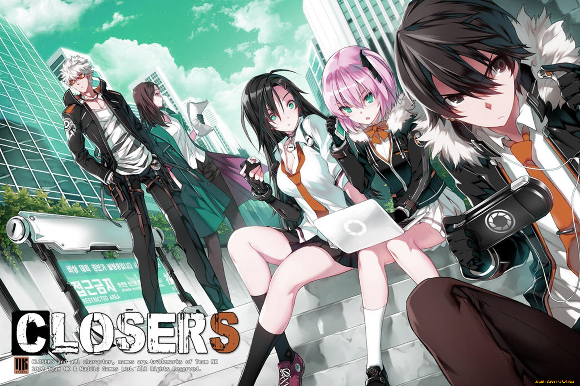 аниме, closers