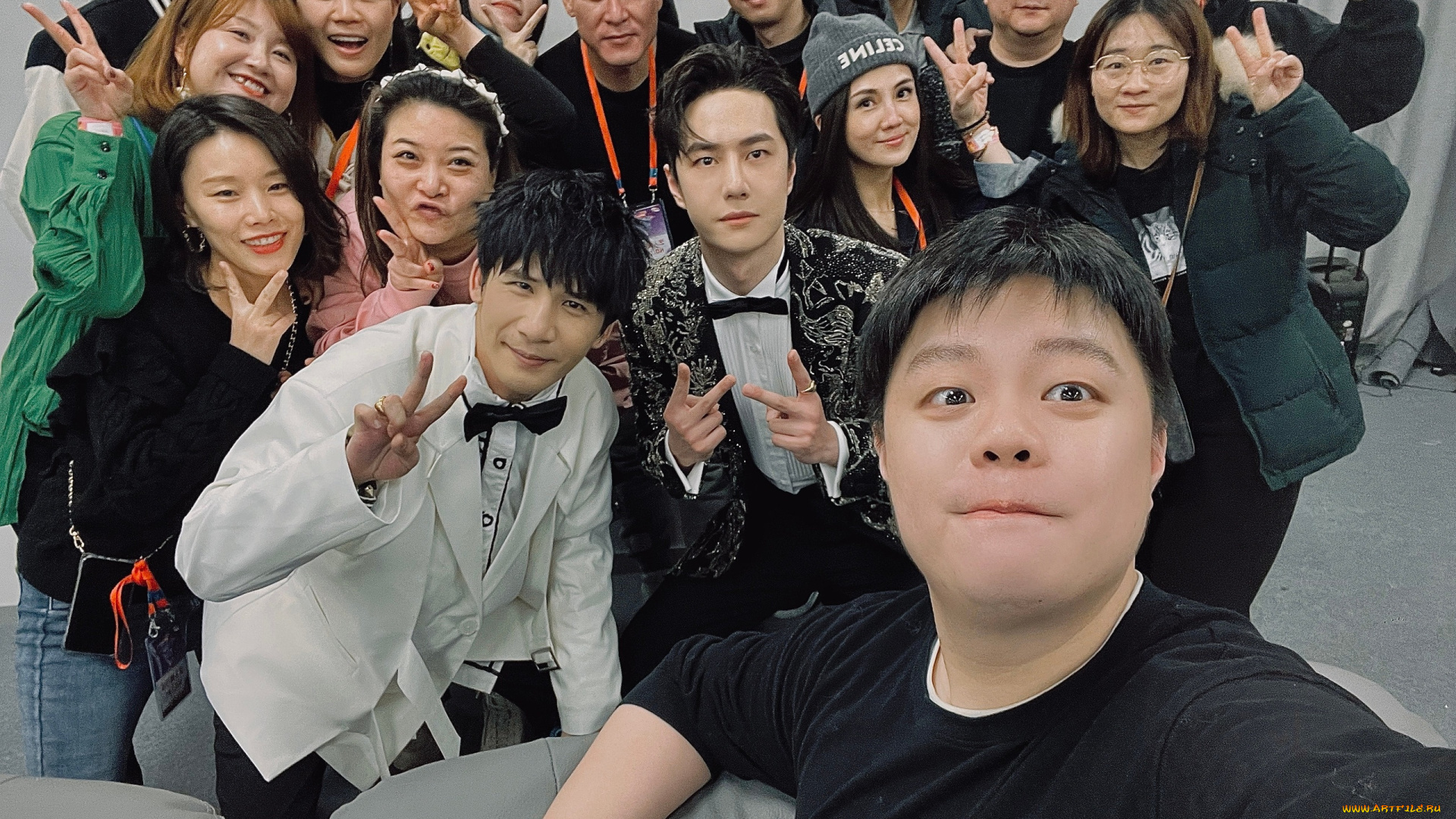 разное, знаменитости, ван, ибо, люди, селфи