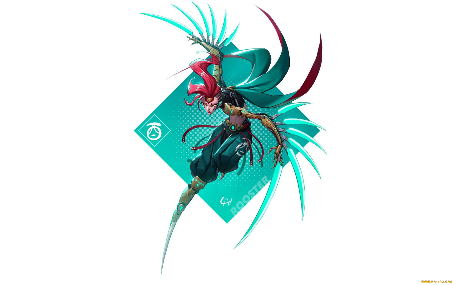 фэнтези, роботы, , киборги, , механизмы, девушка, лезвия, киборг