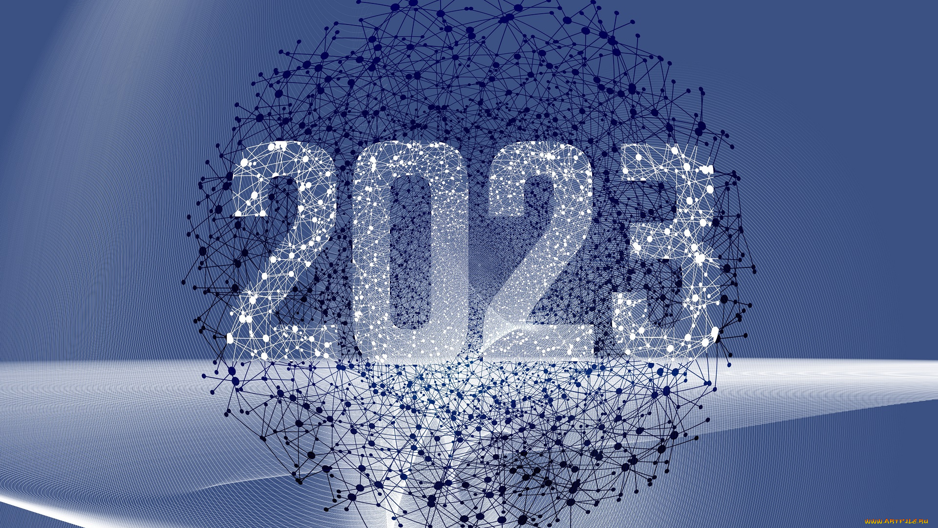 3д, графика, праздники, , holidays, новый, год, цифры, графика