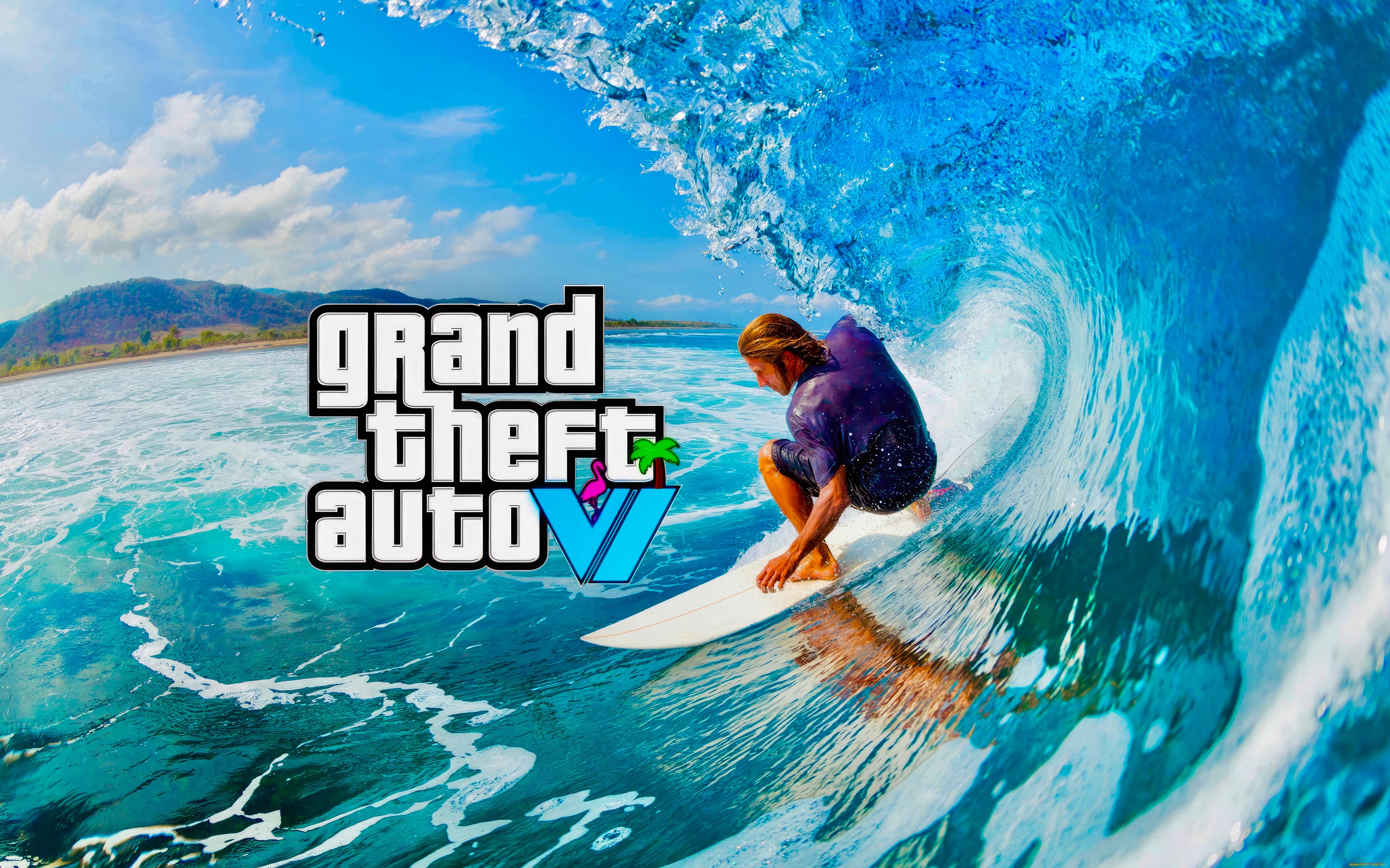 видео, игры, grand, theft, auto, 6, grand, theft, auto, vi