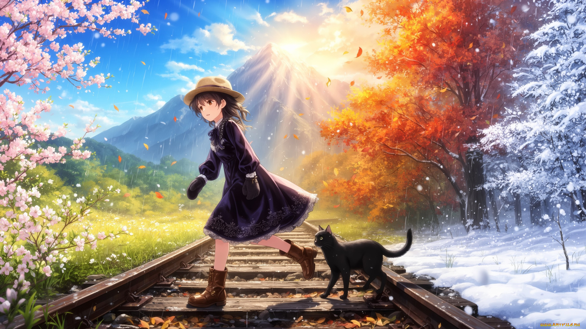 аниме, пейзажи, , природа, нейросети, графика, нейроарт, ai, art, нейронные, сети, рисунки, нейро, искусство, нейрографика, graphics, neuroart, neural, networks, drawings, neuro, neurography