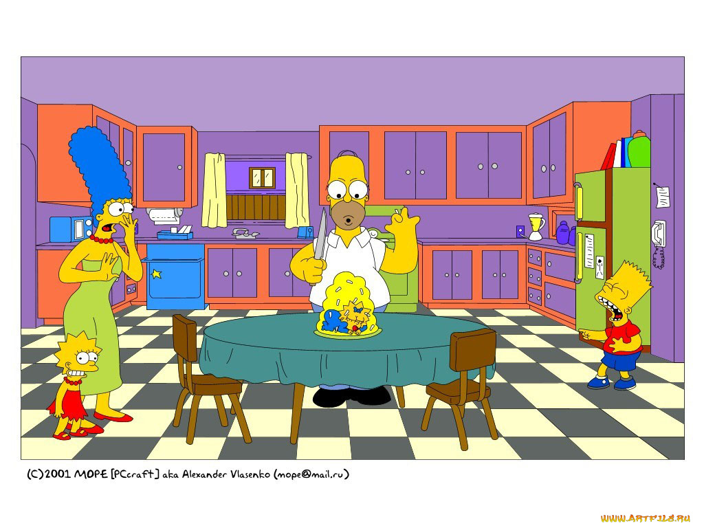 мультфильмы, the, simpsons