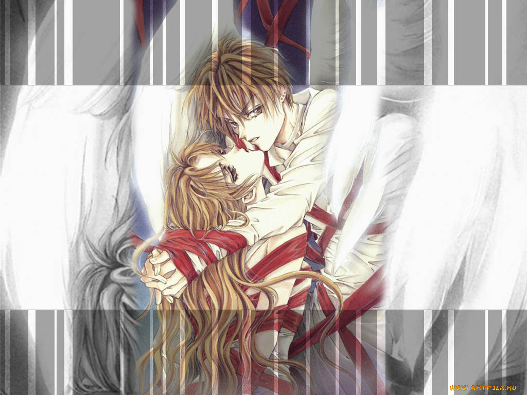 аниме, angel, sanctuary