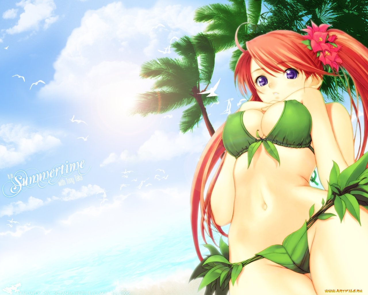 аниме, shining, tears, wind