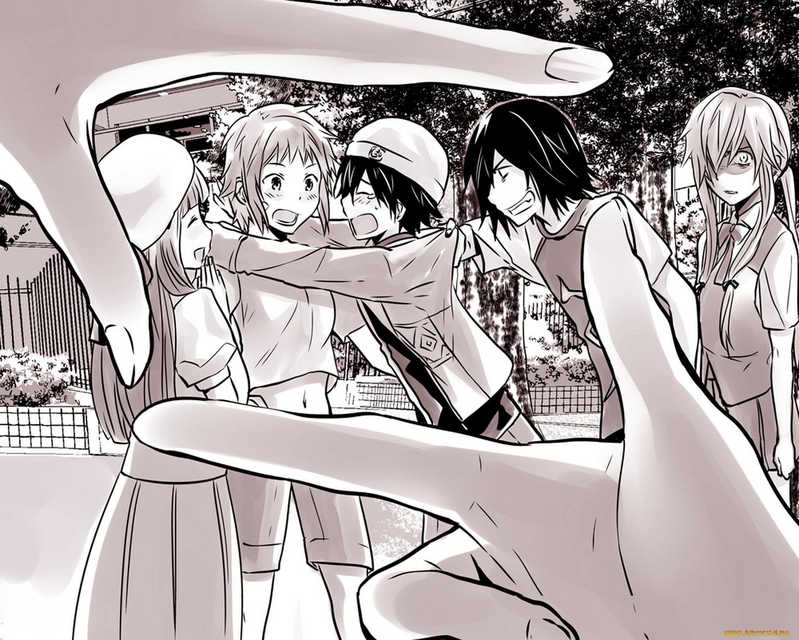 аниме, mirai, nikki, персонажи