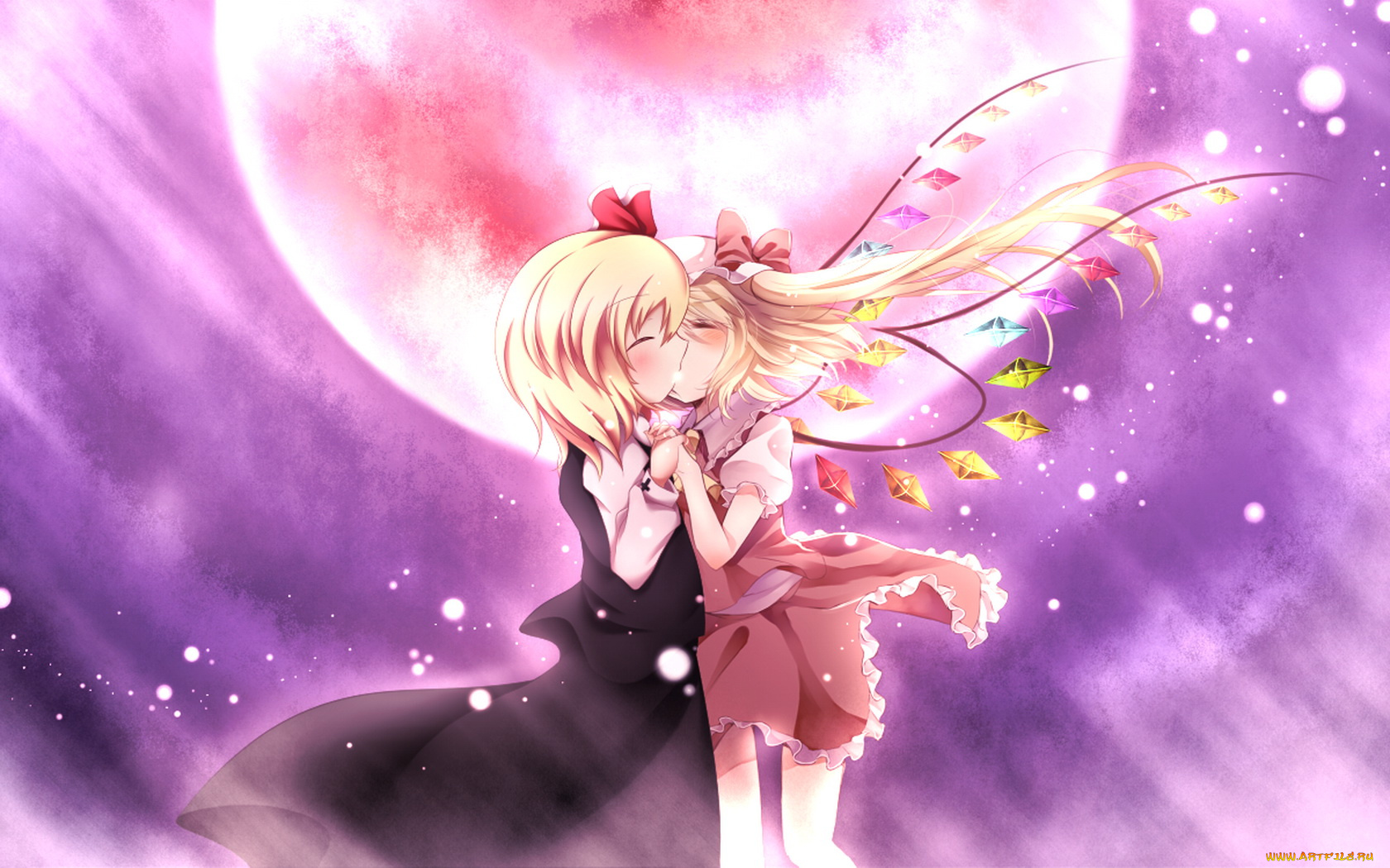 аниме, touhou, фландрия, скарлет, румия