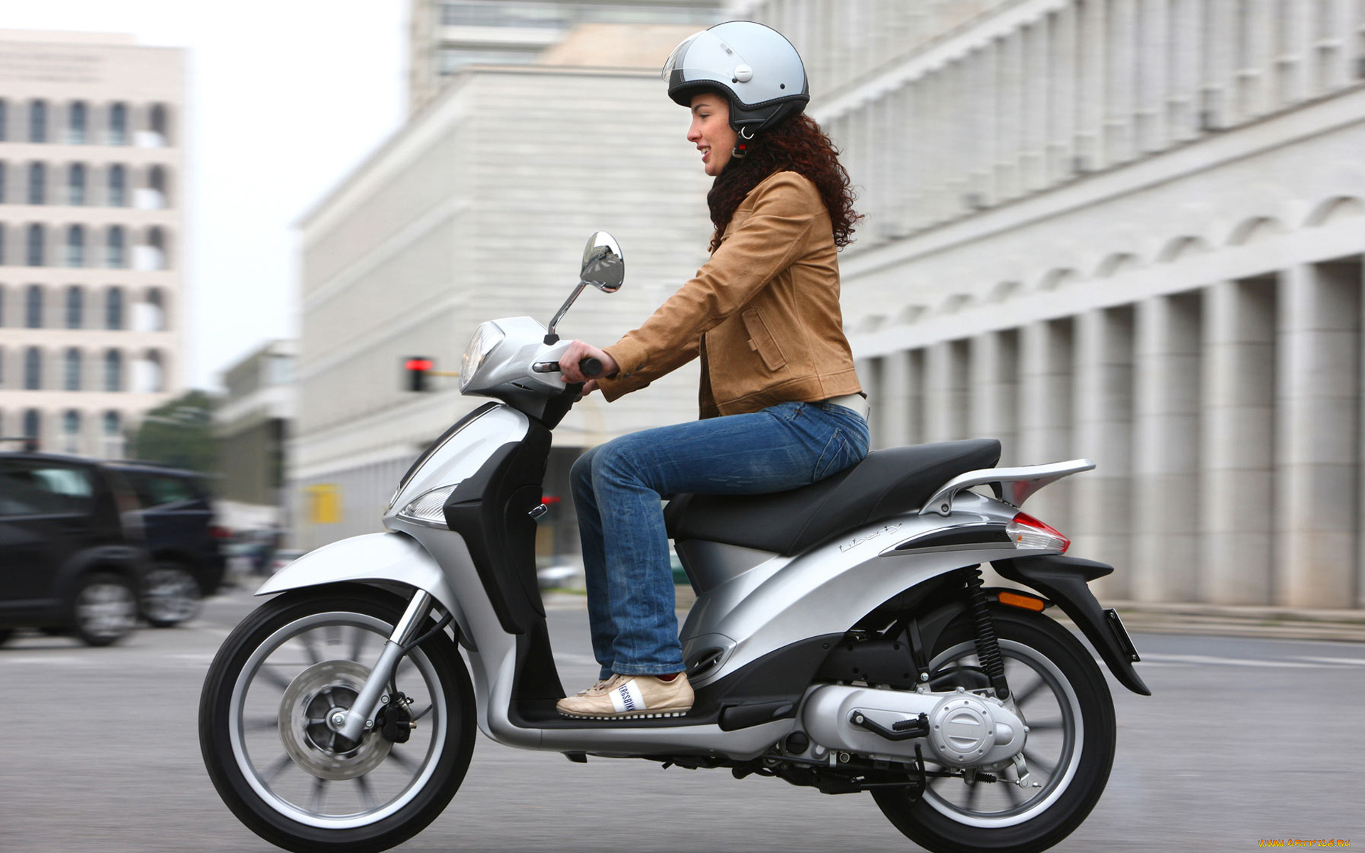 мотоциклы, мото, девушкой, девушка, мотоцикл, piaggio