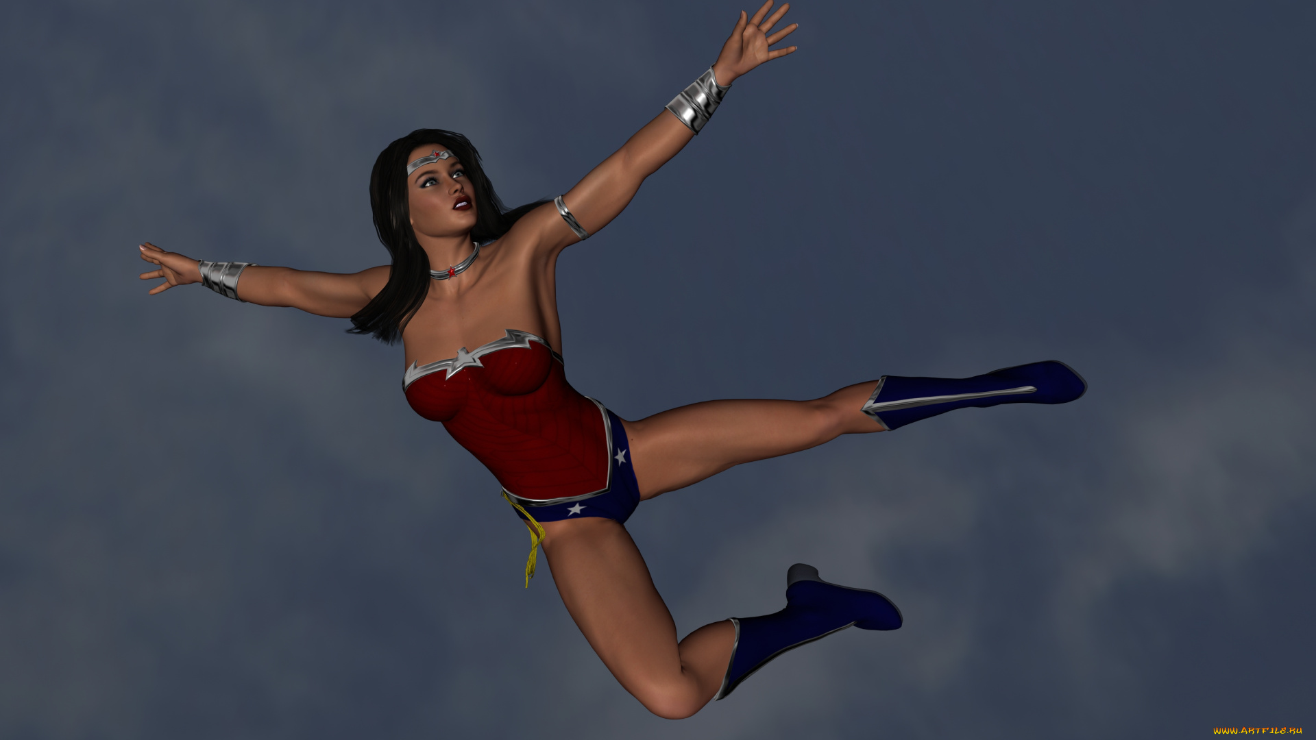 3д, графика, fantasy, , фантазия, девушка, полет