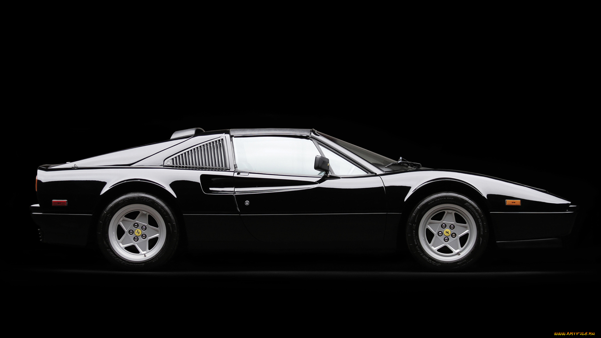 автомобили, ferrari, темный, 1985г, us-spec, 328, gts