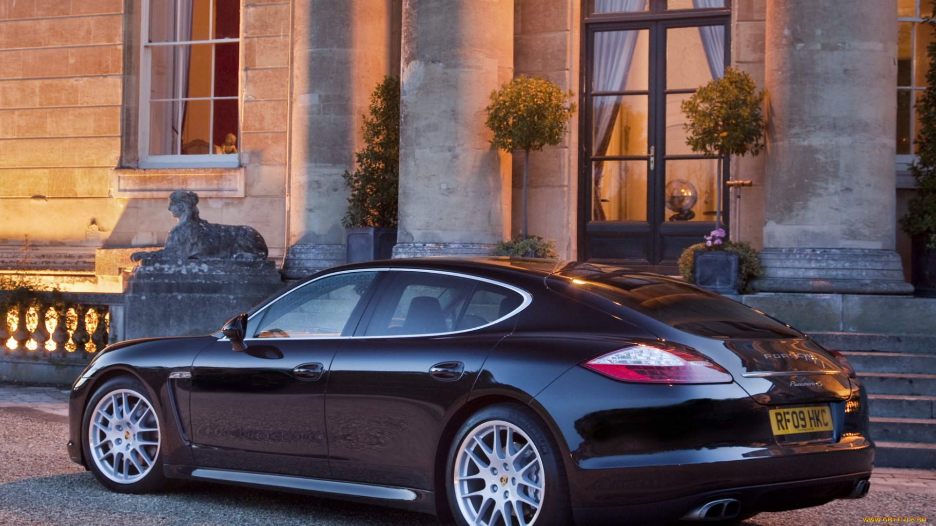 автомобили, porsche, panamera, uk-spec, turbo, 2009, 970