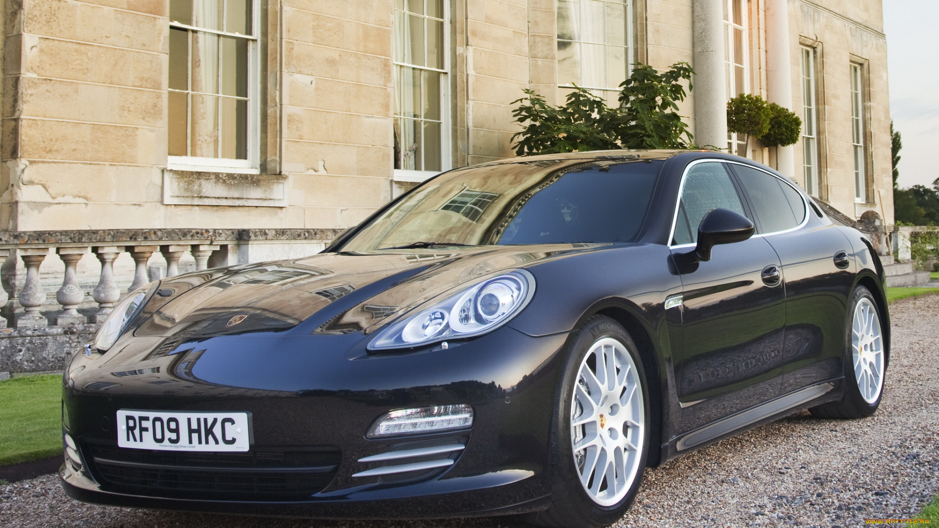 автомобили, porsche, turbo, uk-spec, 970, 2009, panamera