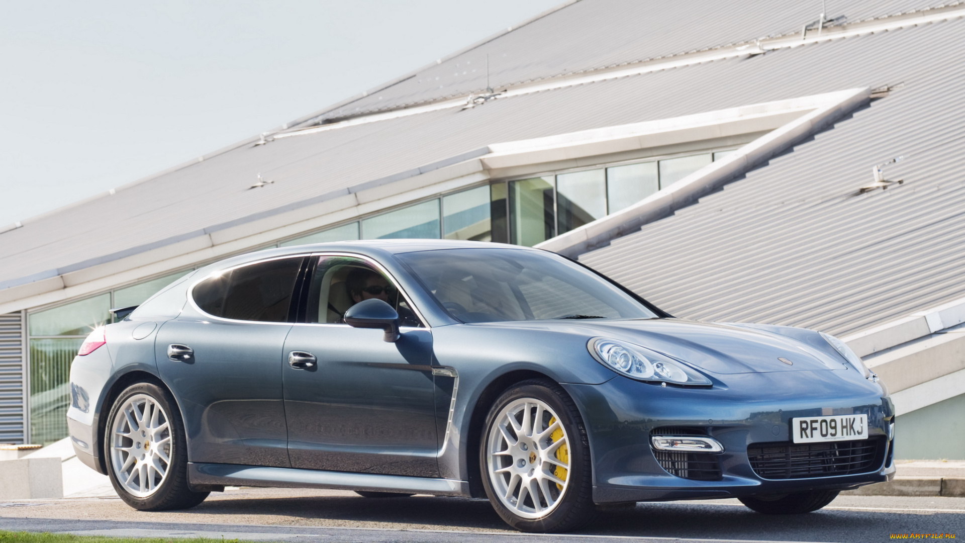 автомобили, porsche, uk-spec, turbo, panamera, синий, 2009, 970