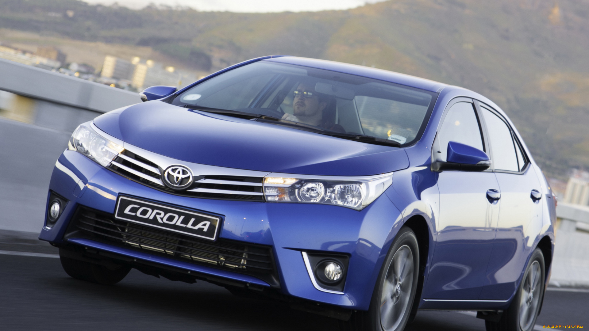 автомобили, toyota, corolla, sprinter, 2014, синий