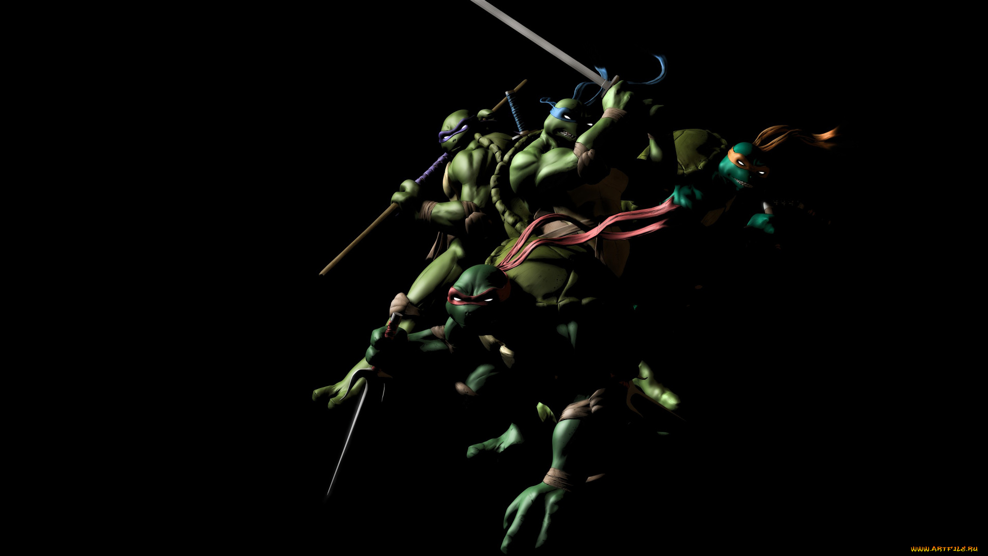 Черепашки, ниндзя, мультфильмы, tmnt, teenage, mutant, ninja, turtles, Черепашки, ниндзя