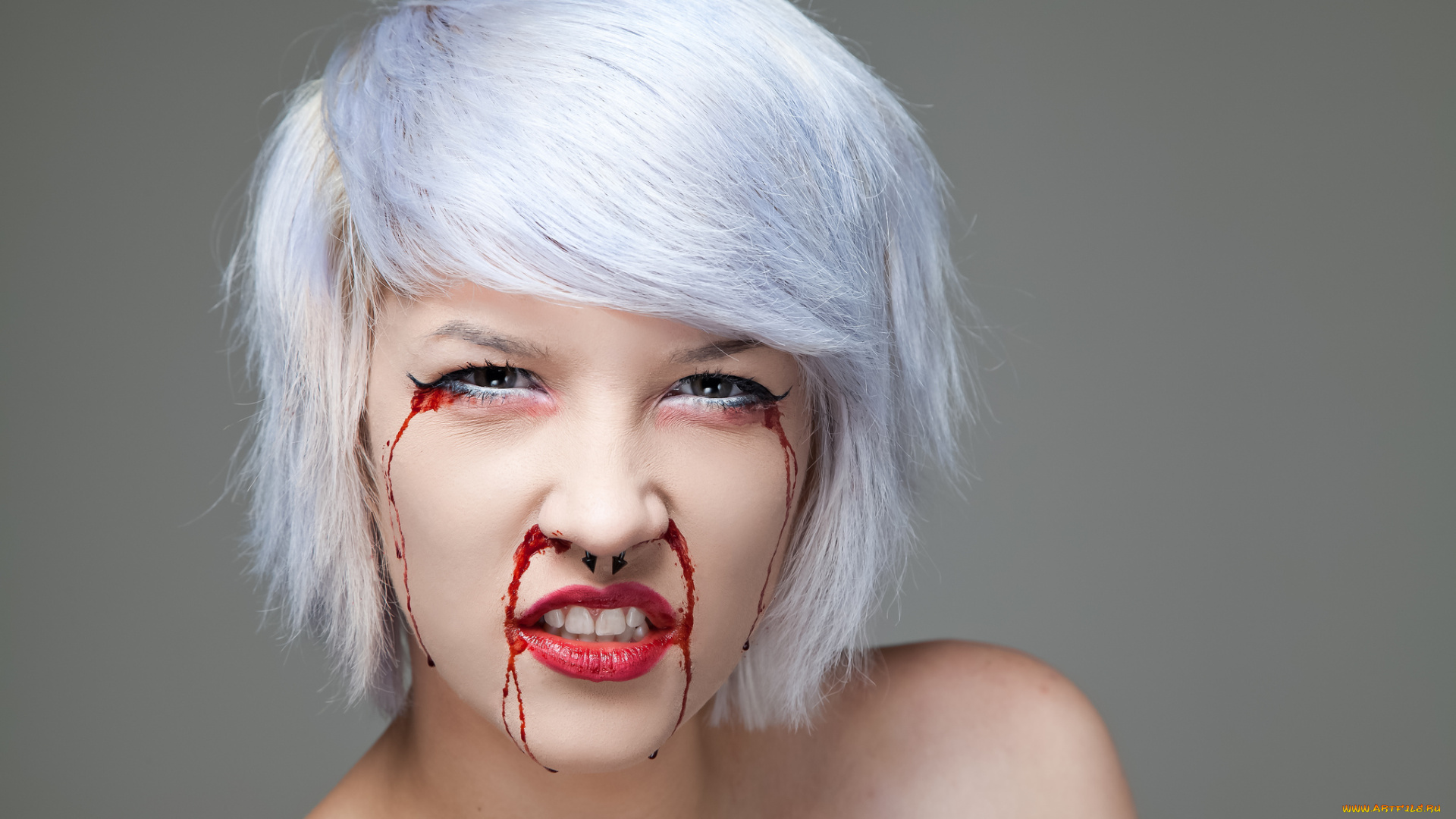 девушки, -unsort, , креатив, макияж, грим, лицо