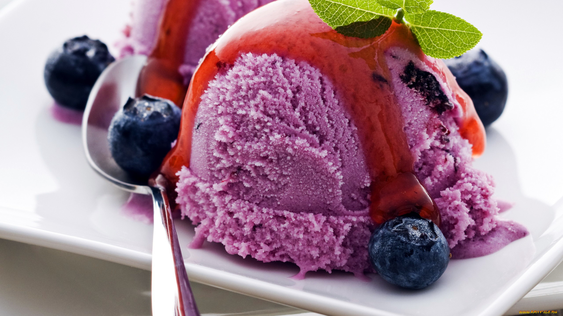 еда, мороженое, , десерты, черника