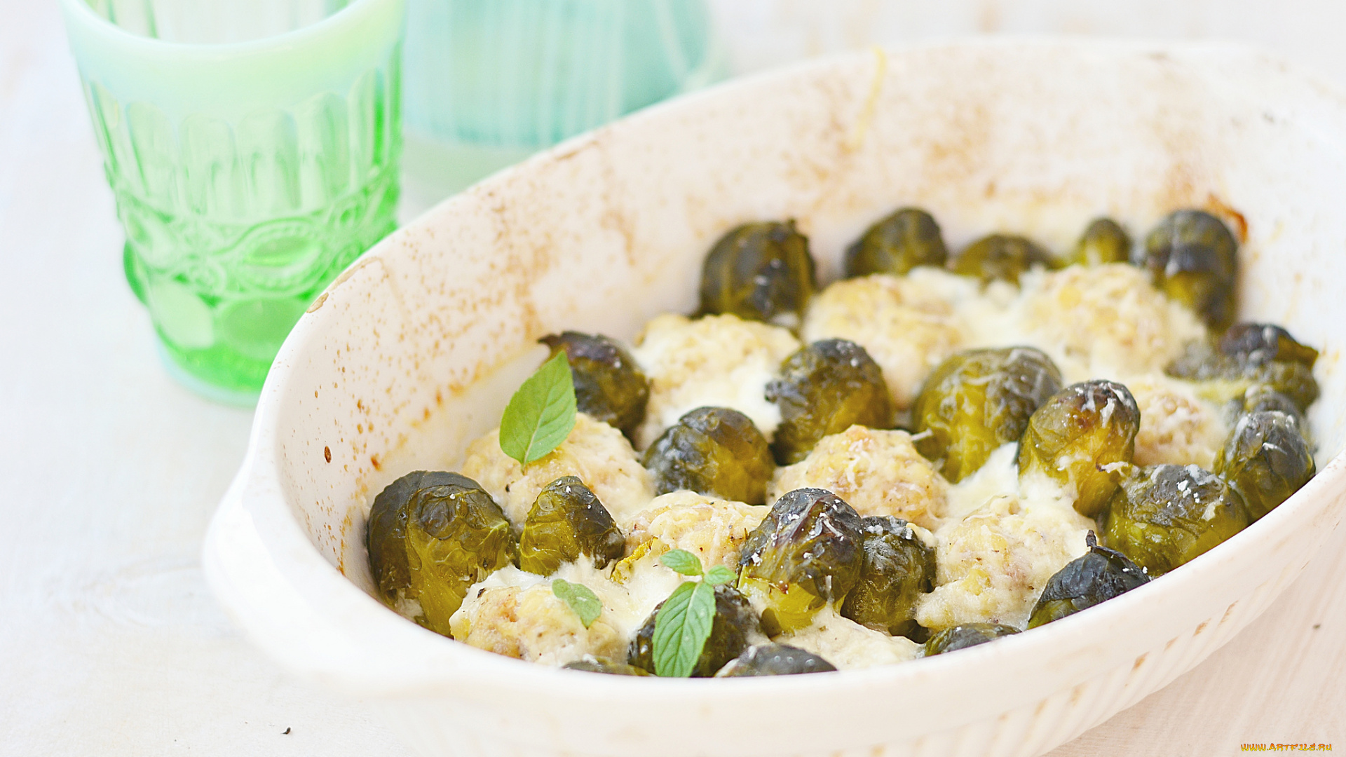 еда, вторые, блюда, капуста, тефтели