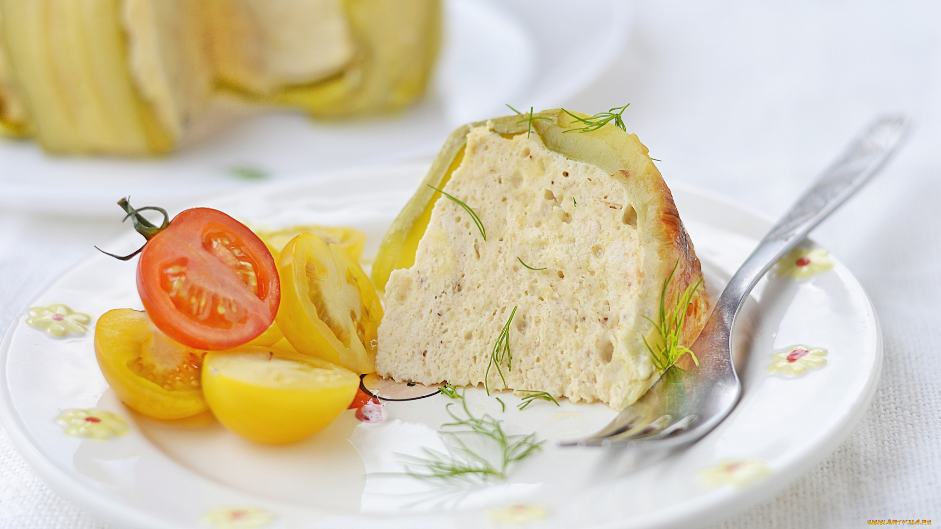 еда, вторые, блюда, помидоры, запеканка, зелень