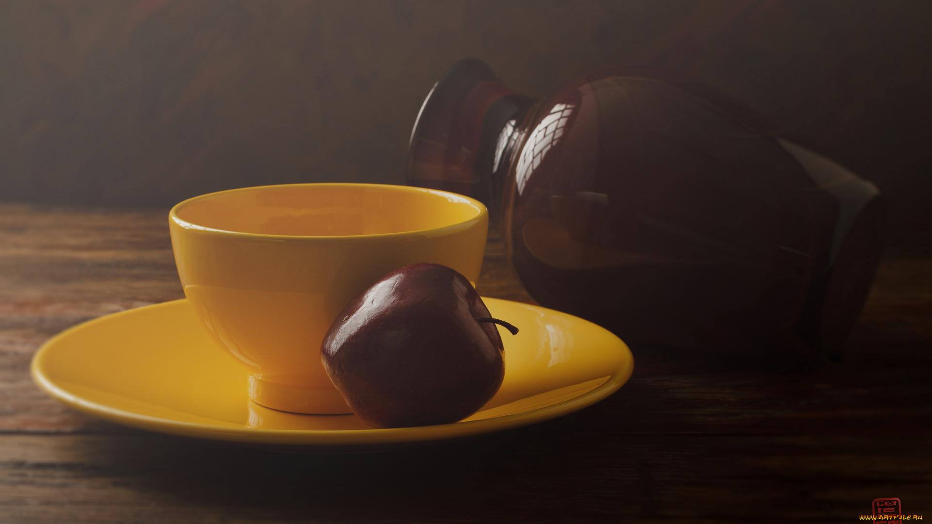 еда, Яблоки, посуда, плод