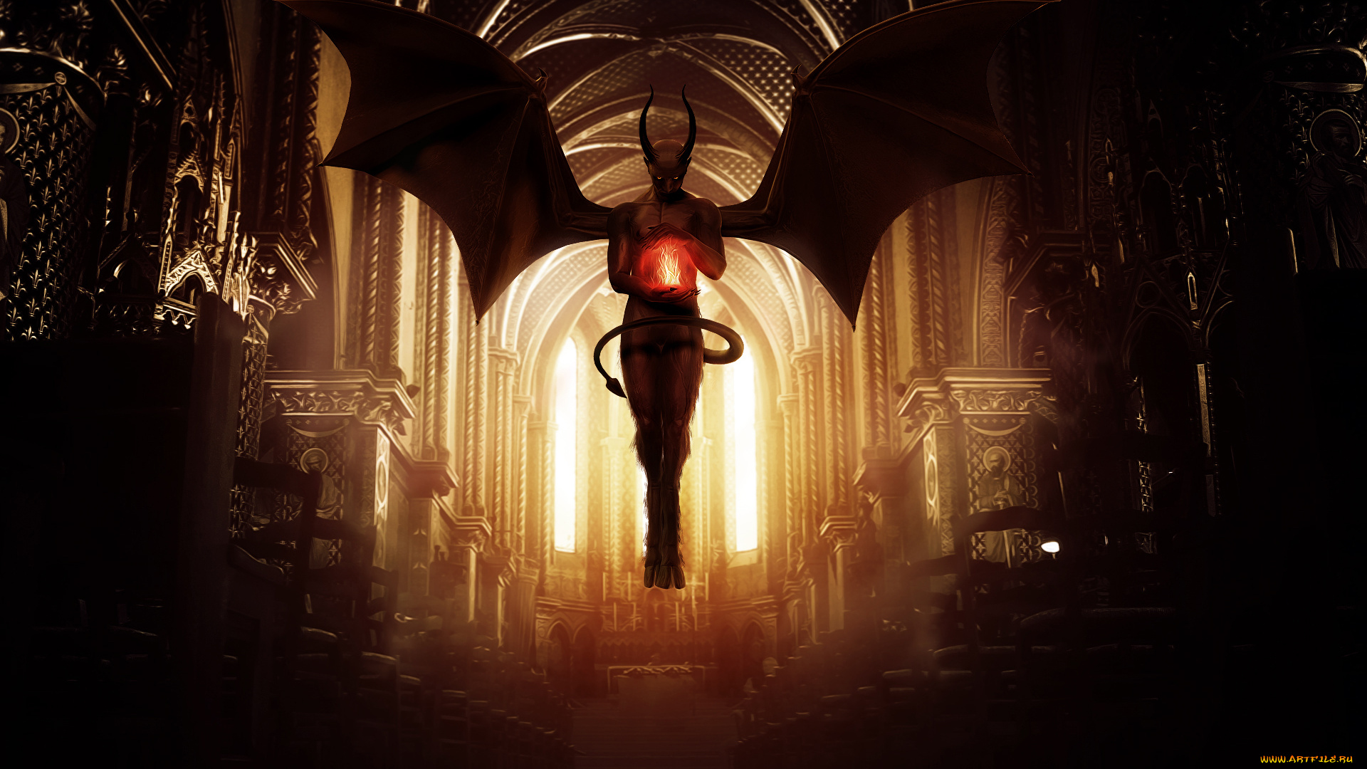 фэнтези, демоны, крылья