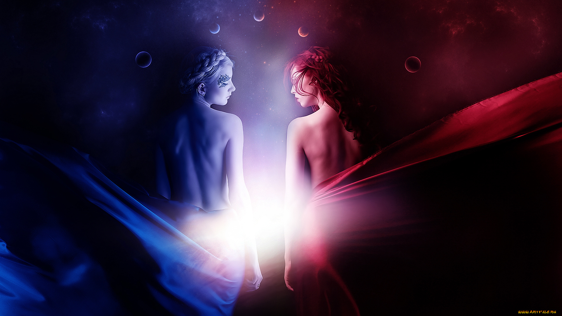 фэнтези, фотоарт, коса