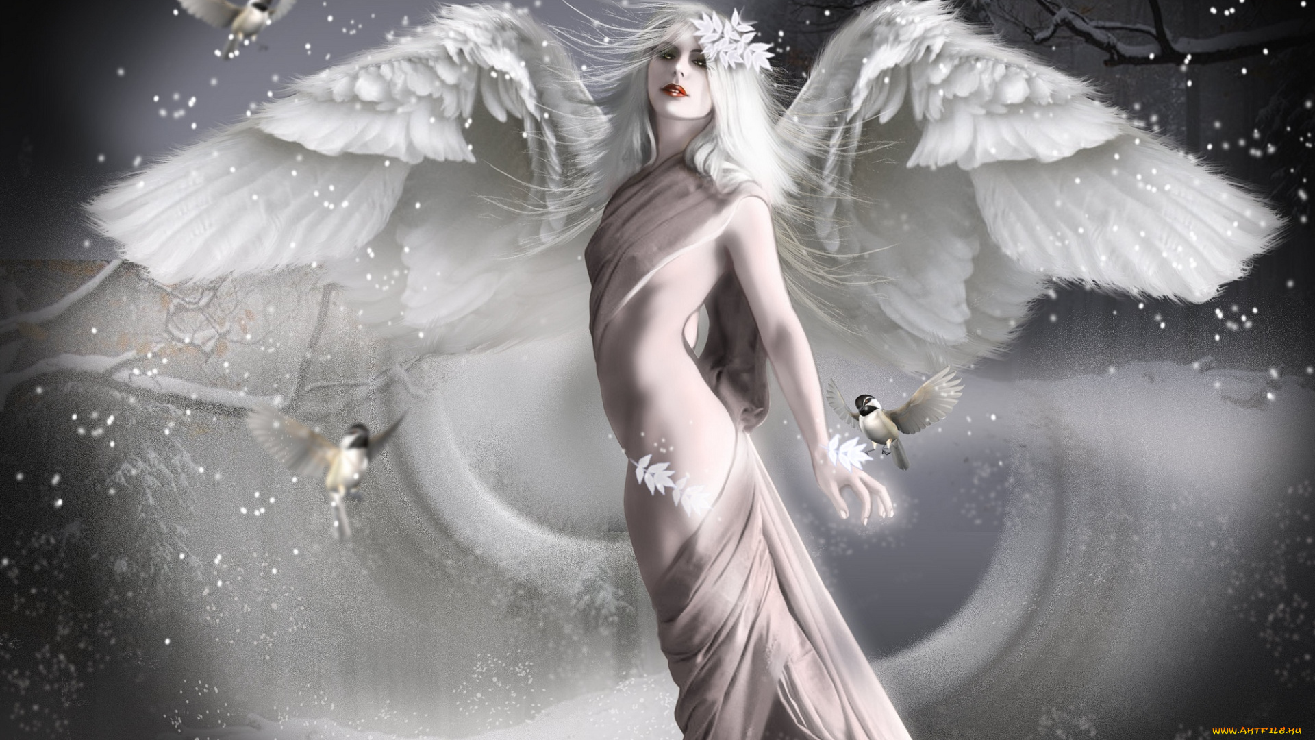 фэнтези, фотоарт, крылья