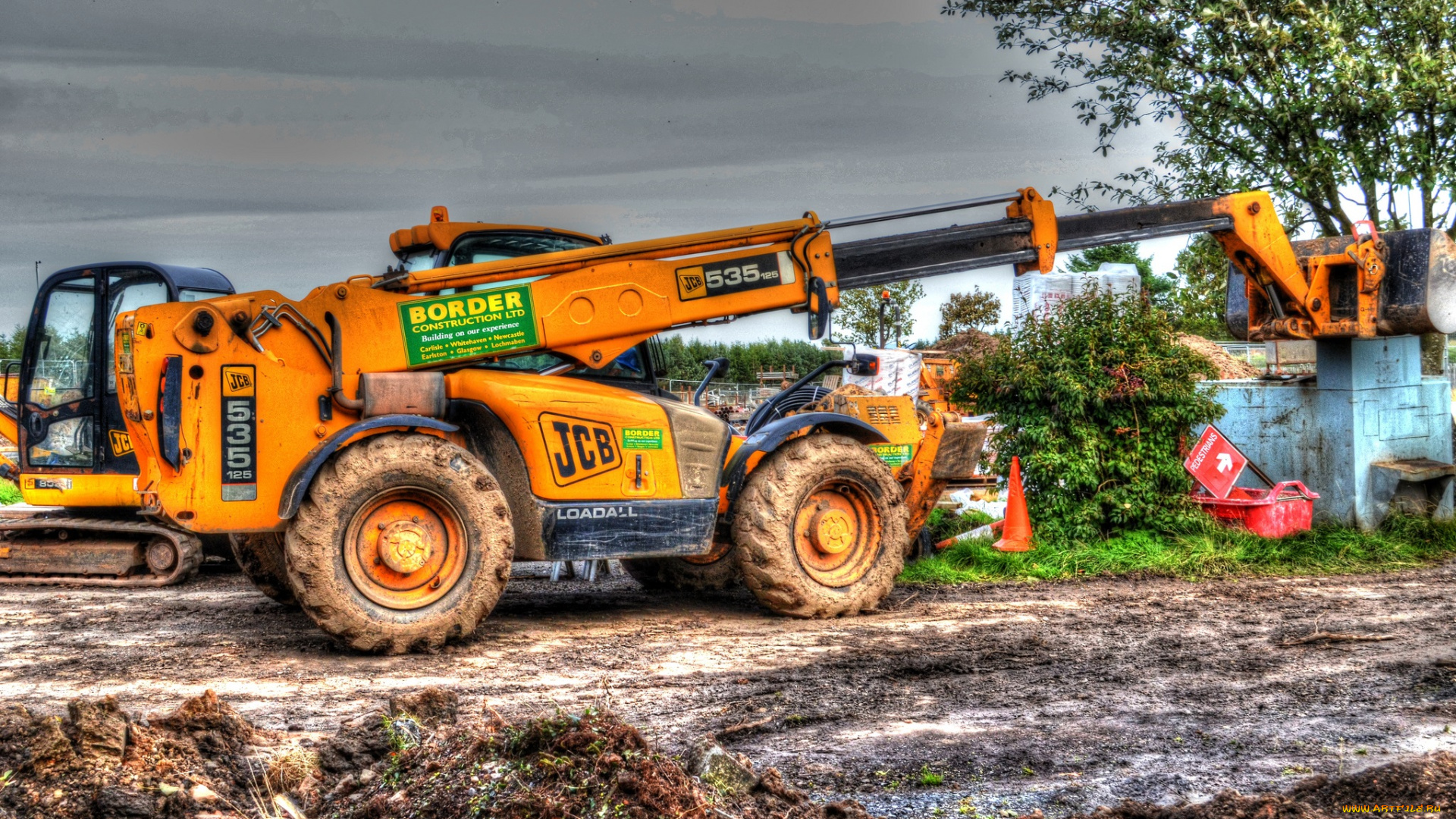 техника, автопогрузчики, самоходный, погрузчик, колесный