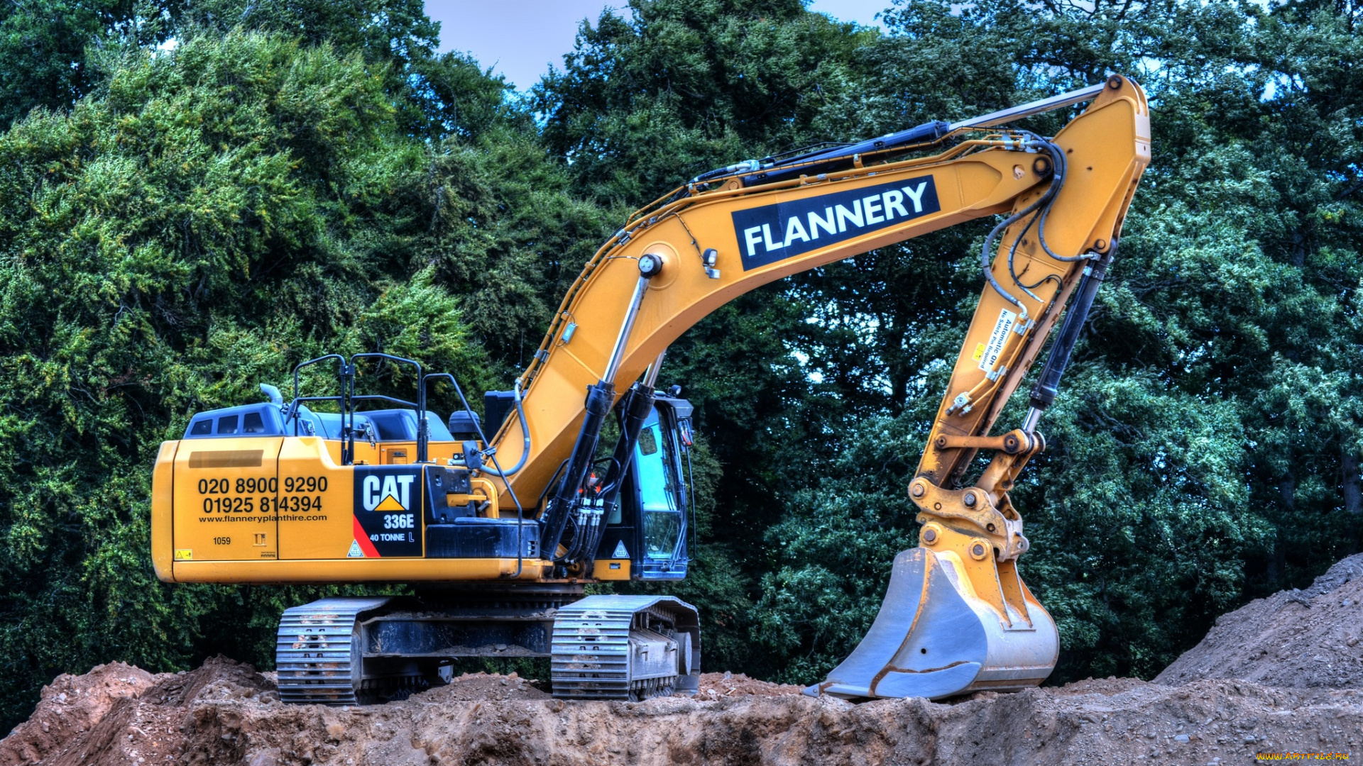 техника, экскаваторы, гусеничный, экскаватор