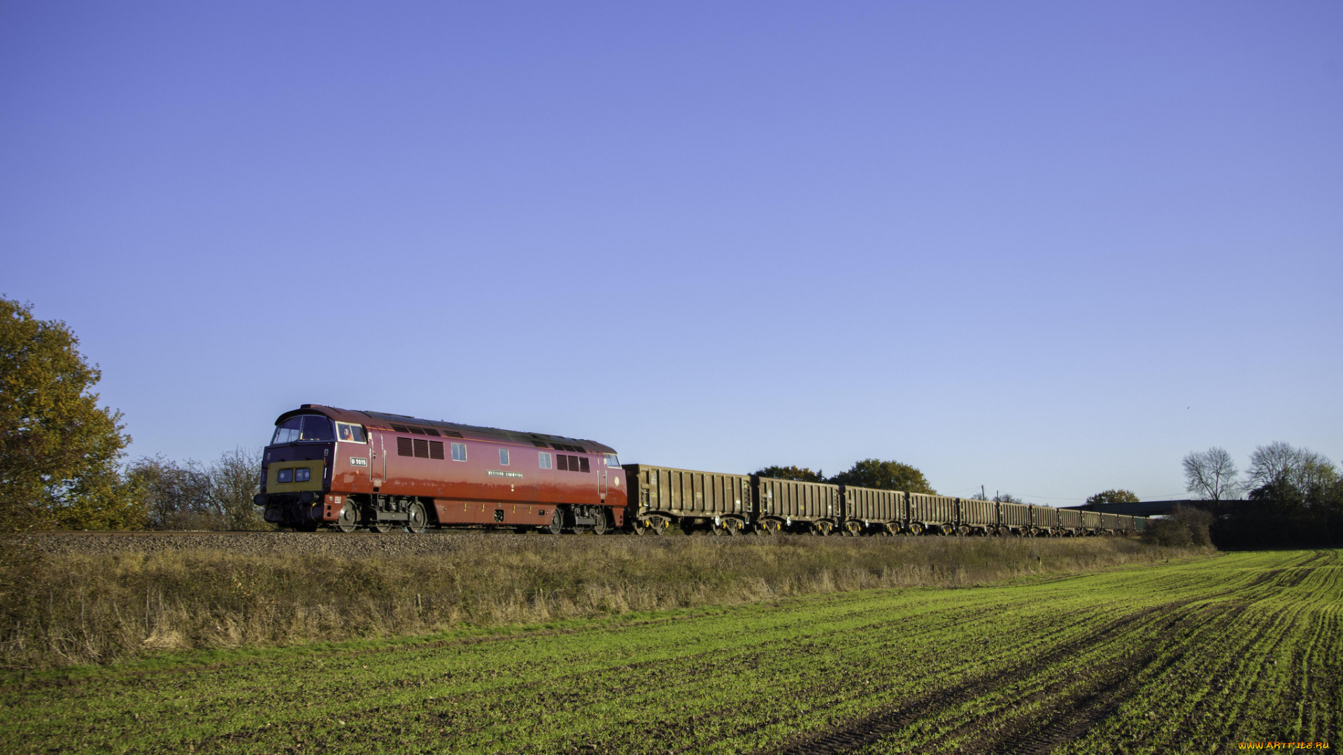 техника, поезда, локомотив, рельсы