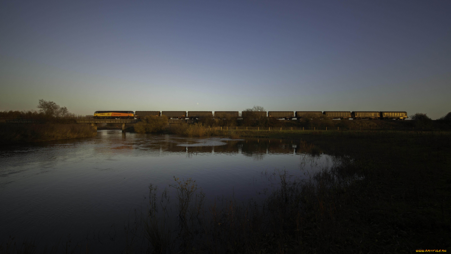 техника, поезда, рельсы, локомотив