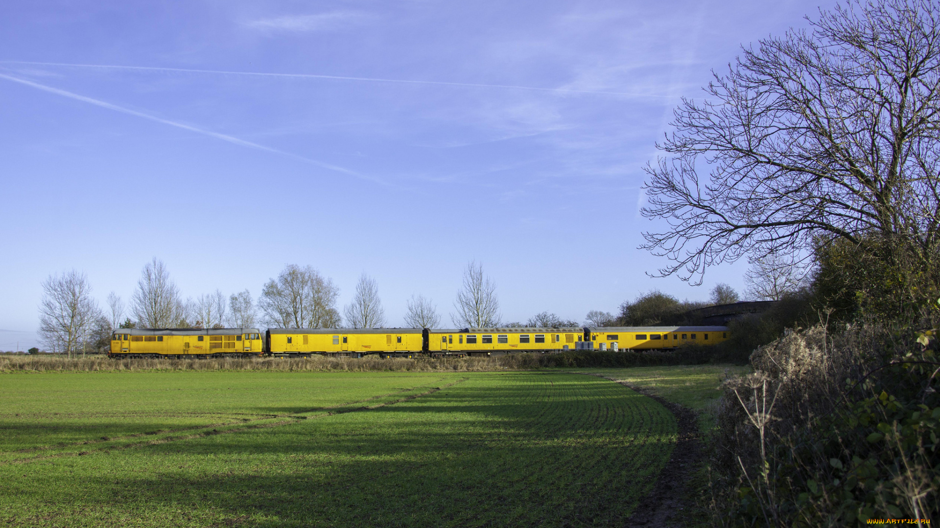 техника, поезда, рельсы, локомотив