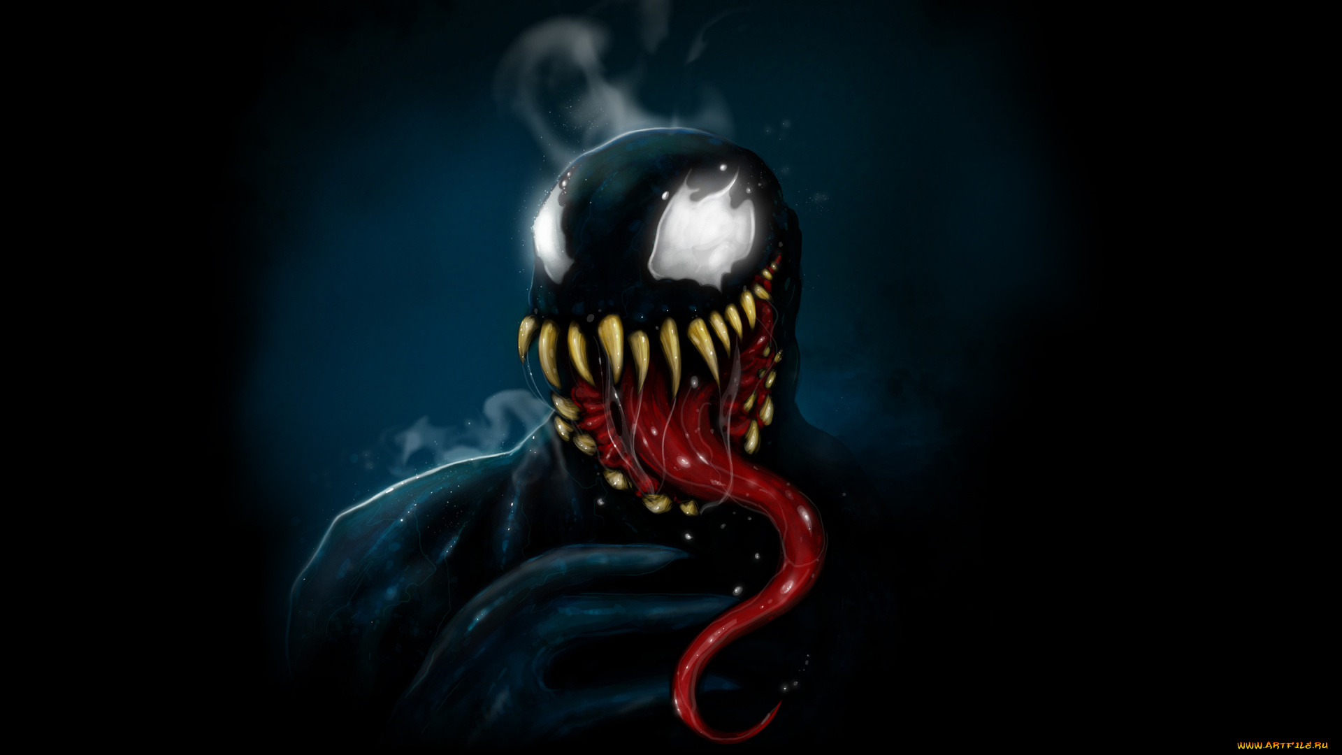 venom, фэнтези, существа, монстр, веном, spider-man